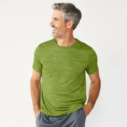 Men's Tek Gear® Dry Tek Tee -Tek Gear shop 3932637 Artillery Green Pine
