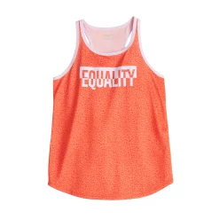 Girls 7-16 Tek GearĀ® Graphic Tank Top in Regular & Plus Size