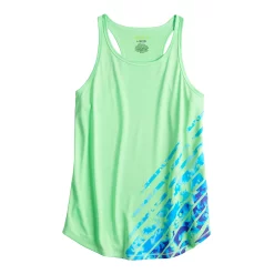 Girls 7-16 Tek Gear® Graphic Tank Top in Regular & Plus Size -Tek Gear shop 4888286 Green Camo Placement