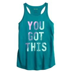 Girls 7-16 Tek Gear® Graphic Tank Top in Regular & Plus Size -Tek Gear shop 4888286 Teal You Got This