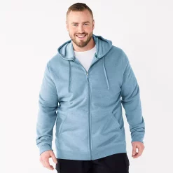 Big & Tall Tek Gear® Ultra Soft Fleece Hoodie -Tek Gear shop 4957647 Blue Dye