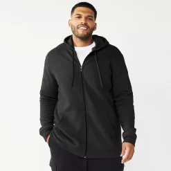 Big & Tall Tek Gear® Ultra Soft Fleece Hoodie -Tek Gear shop 4957647 Mineral Black