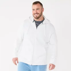 Big & Tall Tek Gear® Ultra Soft Fleece Hoodie -Tek Gear shop 4957647 Modern White