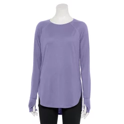 Women's Tek Gear® High Slit Tunic -Tek Gear shop 5001983 Grape Yard