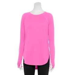 Women's Tek Gear® High Slit Tunic -Tek Gear shop 5001983 Pink Trillion