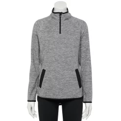 Women's Tek Gear® Microfleece Quarter-Zip Pullover -Tek Gear shop 5015188 Gray