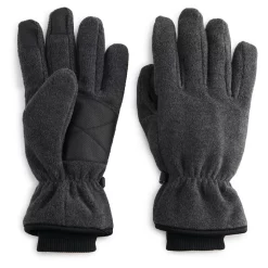 Men's Tek Gear® Microfleece Cuffed Touch Screen Gloves