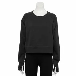 Women's Tek Gear® Ultrasoft Fleece Oversized Sweatshirt 19 Women's Tek Gear® Ultrasoft Fleece Oversized Sweatshirt -Tek Gear shop 5128574 Mineral Black