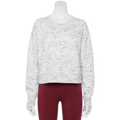 Women's Tek Gear® Ultrasoft Fleece Oversized Sweatshirt 20 Women's Tek Gear® Ultrasoft Fleece Oversized Sweatshirt -Tek Gear shop 5128574 White Black