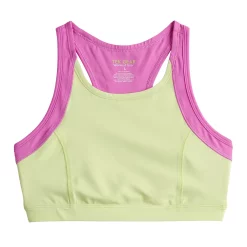Girls 7-16 Tek GearĀ® Sun Gear UPF 50 Active Bikini Top in Regular & Plus