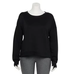 Plus Size Tek Gear® Crewneck Fleece Sweatshirt 14 Plus Size Tek Gear® Crewneck Fleece Sweatshirt -Tek Gear shop 5187076 Black