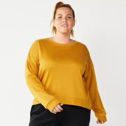 Plus Size Tek Gear® Crewneck Fleece Sweatshirt 13 Plus Size Tek Gear® Crewneck Fleece Sweatshirt -Tek Gear shop 5187076 Brassy Gold