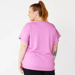 Plus Size Tek Gear® Stretch Fleece Tee -Tek Gear shop 5197872 ALT