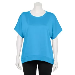 Plus Size Tek Gear® Stretch Fleece Tee -Tek Gear shop 5197872 Beyond Blue