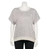 Plus Size Tek Gear® Stretch Fleece Tee 1 Plus Size Tek Gear® Stretch Fleece Tee -Tek Gear shop 5197872 Gray Leopard