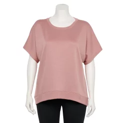 Plus Size Tek Gear® Stretch Fleece Tee -Tek Gear shop 5197872 Martini Rose