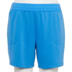Plus Size Tek Gear® Stretch Fleece Shorts -Tek Gear shop 5197932 Beyond Blue
