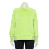 Plus Size Tek Gear® Stretch Fleece Funnel Neck Top -Tek Gear shop 5198043 Green Romantica