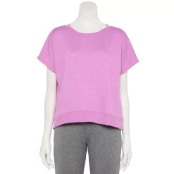 Women's Tek Gear® Stretch Fleece Top -Tek Gear shop 5208389 Luminous Pink