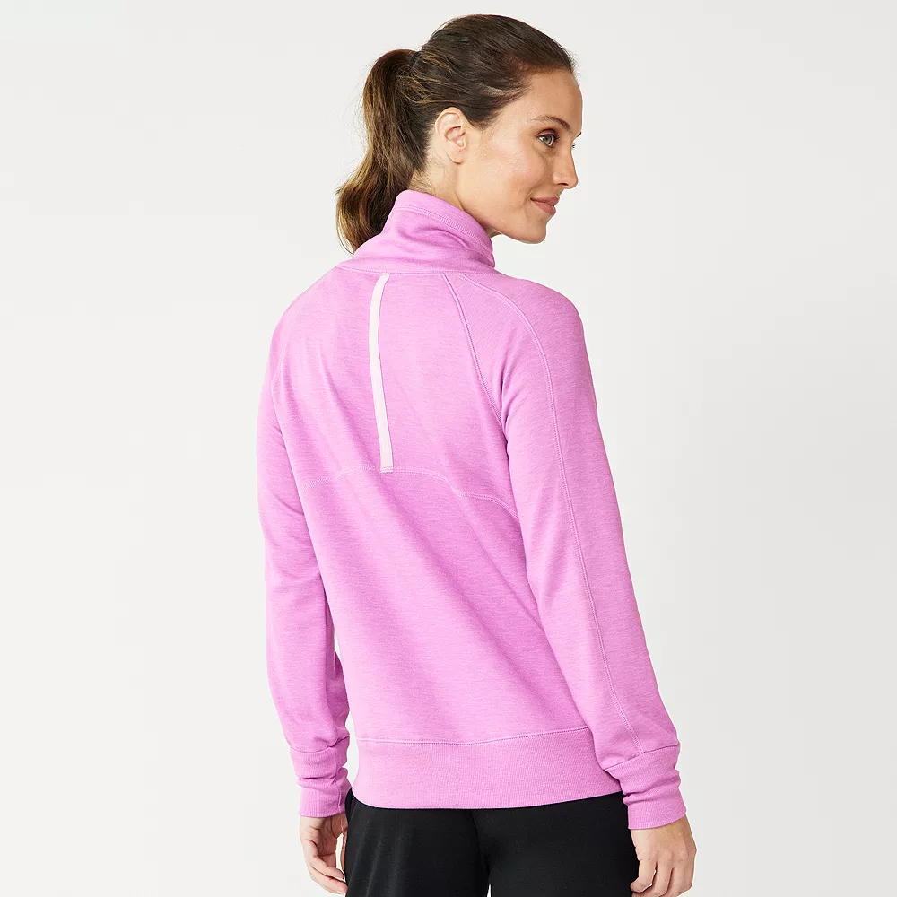 Women's Tek Gear® Funnel Neck Stretch Fleece Pullover 5 Women's Tek Gear® Funnel Neck Stretch Fleece Pullover - Image 3