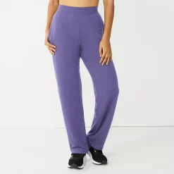Women's Tek GearĀ® Fleece Wide-Leg Workout Pants
