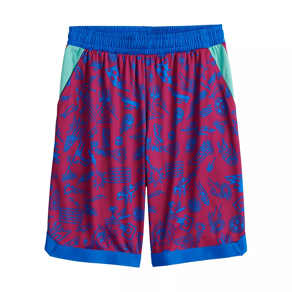 Boys 8-20 Tek Gear® Dry Tek Printed Shorts in Regular & Husky 7 Boys 8-20 Tek Gear® Dry Tek Printed Shorts in Regular & Husky - Image 5