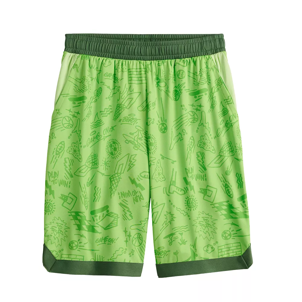 Boys 8-20 Tek Gear® Dry Tek Printed Shorts in Regular & Husky 6 Boys 8-20 Tek Gear® Dry Tek Printed Shorts in Regular & Husky - Image 4