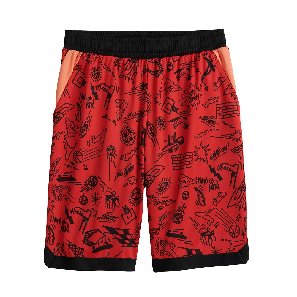 Boys 8-20 Tek Gear® Dry Tek Printed Shorts in Regular & Husky 3 Boys 8-20 Tek Gear® Dry Tek Printed Shorts in Regular & Husky