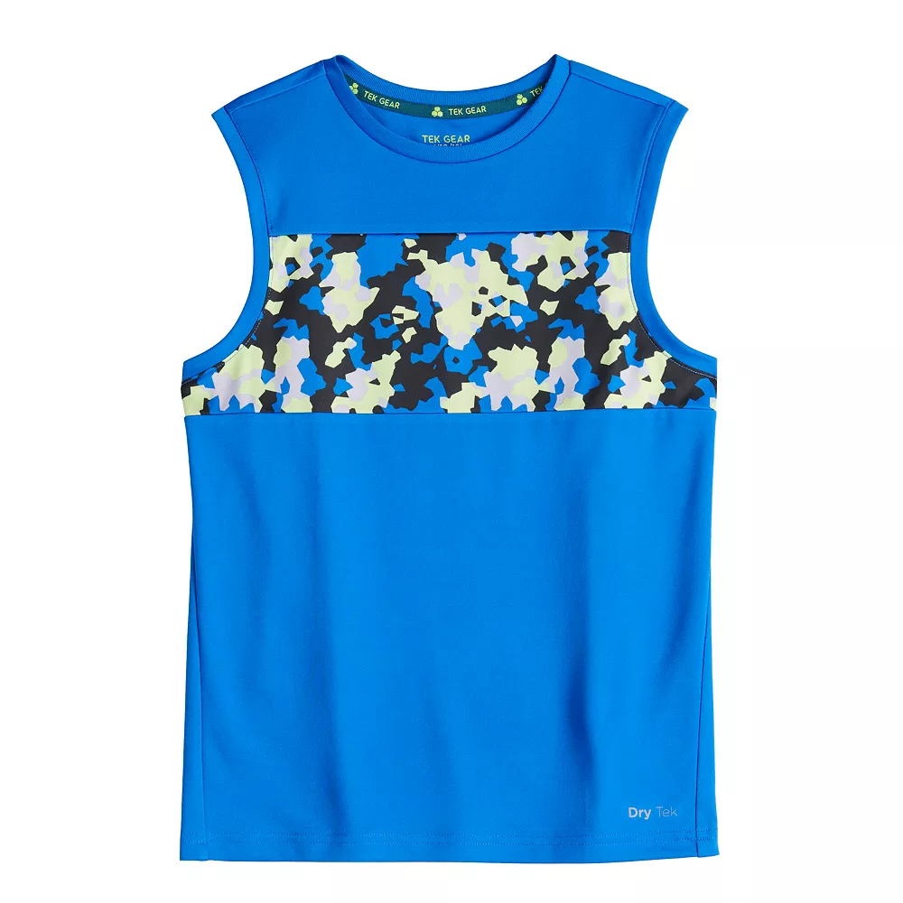 Boys 8-20 Tek Gear® Dry Tek Muscle Tee in Regular & Husky 7 Boys 8-20 Tek Gear® Dry Tek Muscle Tee in Regular & Husky - Image 5