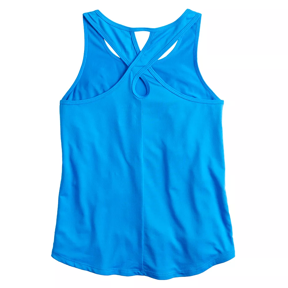 Girls 7-16 Tek Gear® Soft Tek Twist Keyhole Tank Top in Regular & Plus 12 Girls 7-16 Tek Gear® Soft Tek Twist Keyhole Tank Top in Regular & Plus - Image 10
