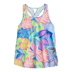 Girls 7-16 Tek Gear® Soft Tek Twist Keyhole Tank Top in Regular & Plus 19 Girls 7-16 Tek Gear® Soft Tek Twist Keyhole Tank Top in Regular & Plus -Tek Gear shop 5220912 Blue Foliage