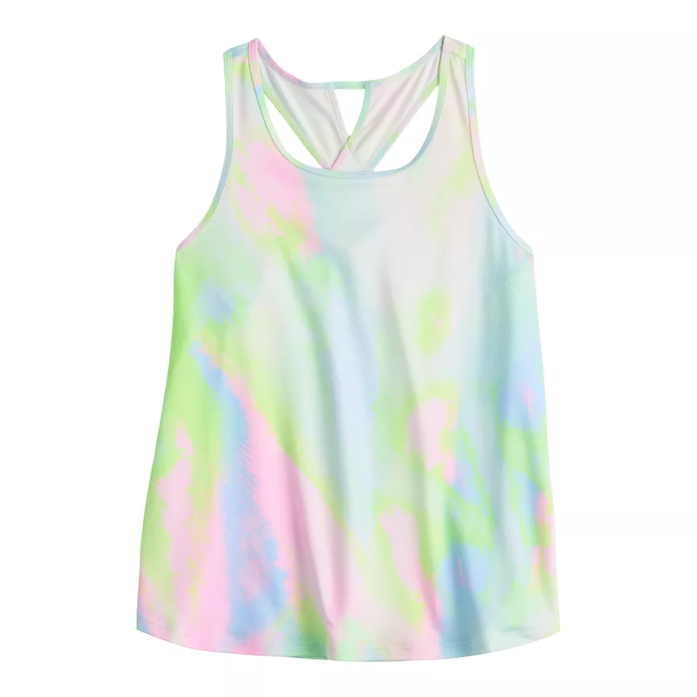 Girls 7-16 Tek Gear® Soft Tek Twist Keyhole Tank Top in Regular & Plus 10 Girls 7-16 Tek Gear® Soft Tek Twist Keyhole Tank Top in Regular & Plus - Image 8