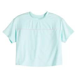 Girls 7-16 Tek Gear® Tulip Back Tee in Regular & Plus -Tek Gear shop 5221077 Aqua Crystal