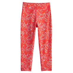 Girls 7-16 Tek Gear® Performance 7/8 Leggings in Regular & Plus 14 Girls 7-16 Tek Gear® Performance 7/8 Leggings in Regular & Plus -Tek Gear shop 5221479 Coral Squiggles