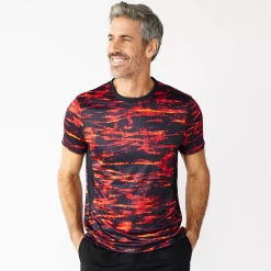 Men's Tek Gear® Dry Tek Printed Tee -Tek Gear shop 5223988 Red Stripe
