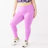 Plus Size Tek Gear® Perforated High-Waisted 7/8 Leggings 1 Plus Size Tek Gear® Perforated High-Waisted 7/8 Leggings -Tek Gear shop 5227247 Luminous Pink