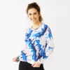 Women's Tek Gear® Soft Touch Long Sleeve Tee 1 Women's Tek Gear® Soft Touch Long Sleeve Tee -Tek Gear shop 5232480 Blue Tie Dye