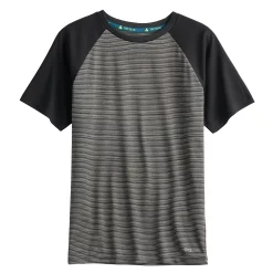 Boys 8-20 Tek Gear® Dry Tek Tee in Regular & Husky -Tek Gear shop 5236234 Mineral Black Black