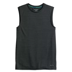 Boys 8-20 Tek Gear® Dry Tek Muscle Tank in Regular & Husky -Tek Gear shop 5236521 Ash Black
