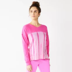 Women's Tek Gear® French Terry Sweatshirt 15 Women's Tek Gear® French Terry Sweatshirt -Tek Gear shop 5260067 Pink Trillion
