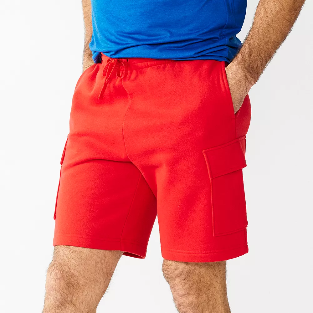 Men's Tek Gear® Ultra Soft Fleece Cargo Shorts 3 Men's Tek Gear® Ultra Soft Fleece Cargo Shorts