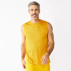 Men's Tek Gear® Dry Tek Muscle Tee -Tek Gear shop 5262221 Flash Yellow Orange