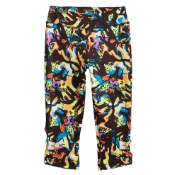 Girls 7-16 Tek Gear® Peekaboo Capri Leggings in Regular & Plus -Tek Gear shop 5480270 Black Neon