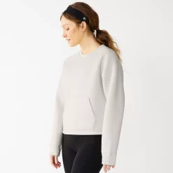 Women's Tek Gear® Run Popover Top -Tek Gear shop 5481783 Gardenia