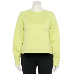 Plus Size Tek Gear® Run Popover Top -Tek Gear shop 5481926 Green Romantica