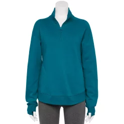 Women's Tek Gear® Quarter-Zip Ultrasoft Fleece Jacket 23 Women's Tek Gear® Quarter-Zip Ultrasoft Fleece Jacket -Tek Gear shop 5521867 Night Life Teal