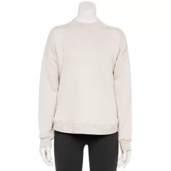 Women's Tek Gear® Ultrasoft Fleece Mockneck Sweatshirt -Tek Gear shop 5523249 Natural Scallop