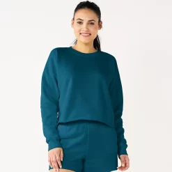 Women's Tek Gear® Ultrasoft Raw-Hem Shorts -Tek Gear shop 5523332 Blue Crayon