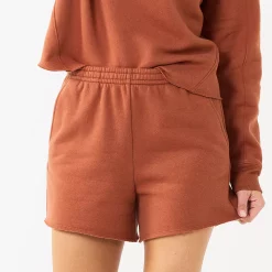 Women's Tek Gear® Ultrasoft Raw-Hem Shorts -Tek Gear shop 5523332 Cinnamon Coffee