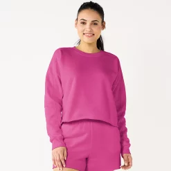 Women's Tek Gear® Ultrasoft Raw-Hem Shorts -Tek Gear shop 5523332 Fantasy Berry